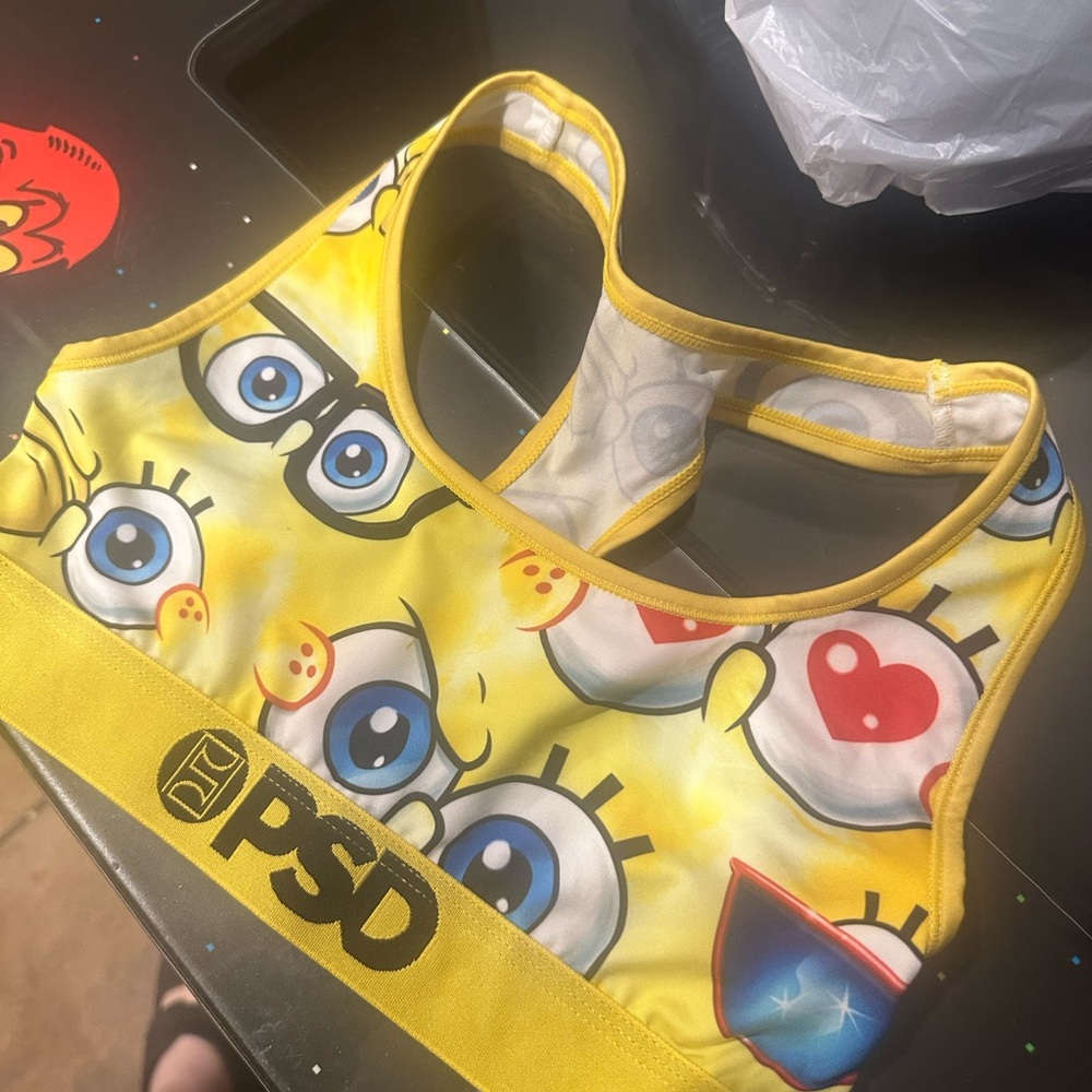 PSD Spongebob Sports Bra